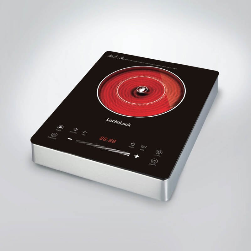 Bếp Hồng Ngoại LocknLock Infrared Cooker - Màu Đen - EJI421, , large image number null